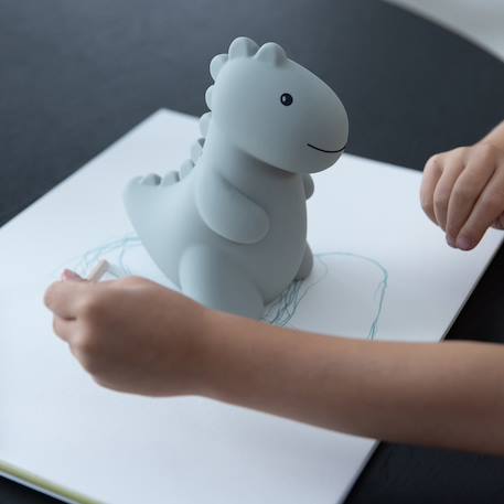 Tirelire jéroom le dinosaure sauge (15 cm) Sable+Sauge 9 - vertbaudet enfant 