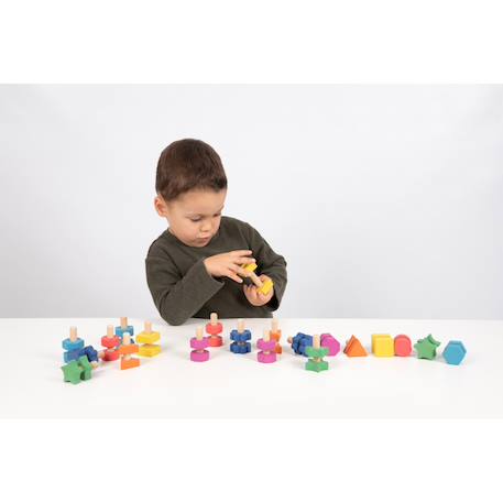 Set de 21 écrous à visser Multicolore 2 - vertbaudet enfant 