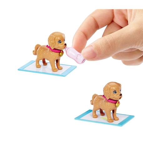 Barbie set de jeu d'adoption de chiots avec poupée brunette Multicolore 3 - vertbaudet enfant 