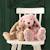Peluche lapin rose 40 cm Rose 4 - vertbaudet enfant 