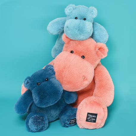 Peluche hippo hip chic terracotta 40 cm Rose 3 - vertbaudet enfant 