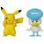 Pokémon gen ix - pack de 2 figurines battle pikachu & coiffeton 5 cm Jaune et bleu 1 - vertbaudet enfant 