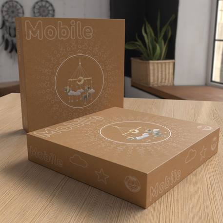 Mobile les éléphants Gris 3 - vertbaudet enfant 