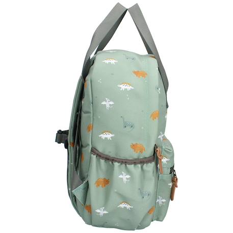 Sac à dos enfant à anses dinosaures vert (36 cm) Vert 4 - vertbaudet enfant 