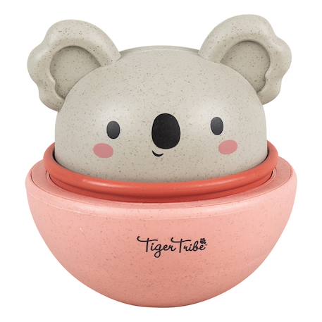 Koala culbuto et véhicule à friction Rose 1 - vertbaudet enfant 