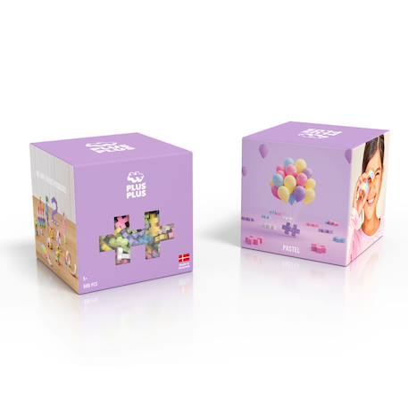 Recharge 600 pcs Plus Plus Arc-en-ciel+Basic+Néon+Pastel+Phosphorescent 16 - vertbaudet enfant 