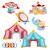 Tapis gymotion circus playland Multicolor 4 - vertbaudet enfant 