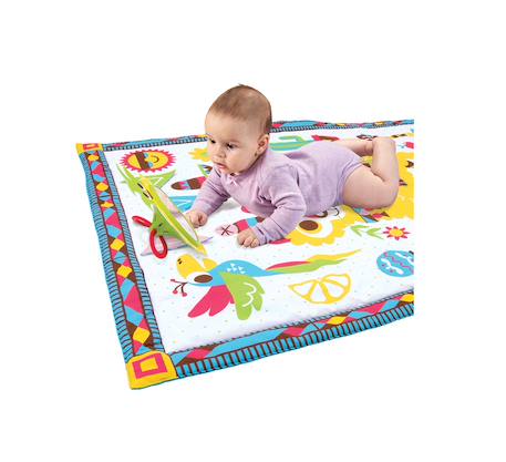 Tapis d'activités fiesta playmat to bag Multicolor 1 - vertbaudet enfant 