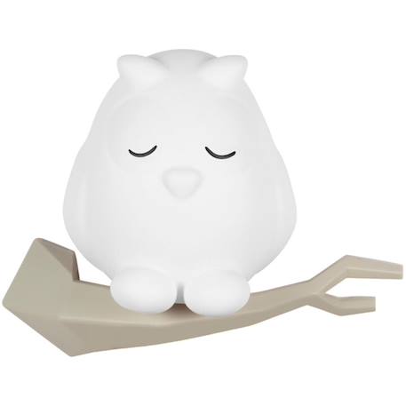 Veilleuse murale tactile oscar le hibou (24 cm) Blanc, noir 1 - vertbaudet enfant 