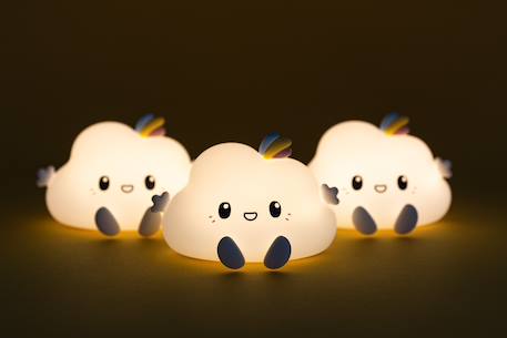Veilleuse noa nuage avec télécommande Blanc 4 - vertbaudet enfant 