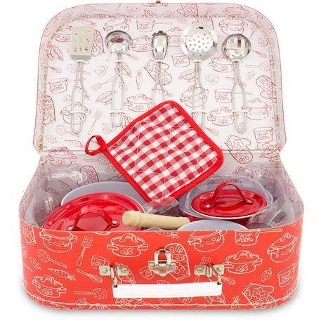 Mallette batterie de cuisine Rouge 1 - vertbaudet enfant 
