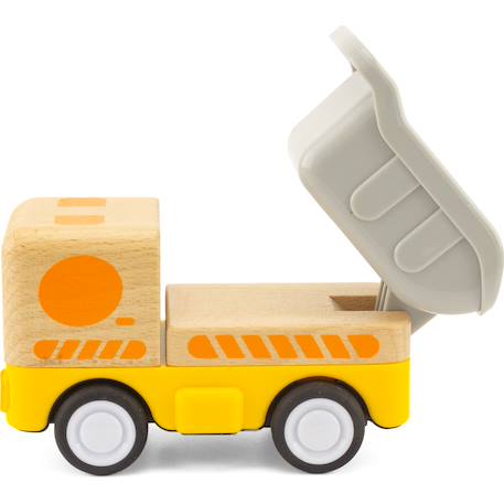 Routoudou - mini camion benne Jaune 2 - vertbaudet enfant 