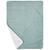 Couverture supersoft vert de gris (75 x 100 cm) Vert d'eau, blanc 1 - vertbaudet enfant 