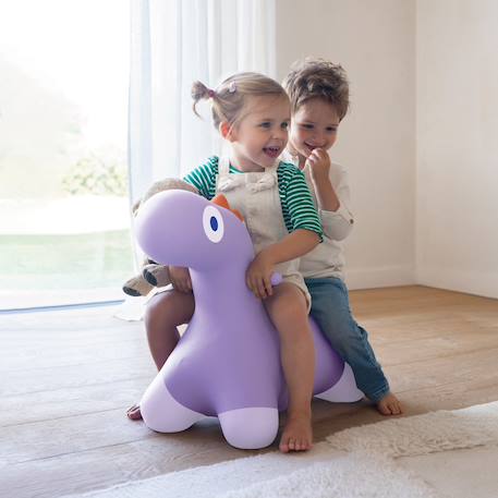 Ballon sauteur hoppi vert jardin Vert+Violet 8 - vertbaudet enfant 