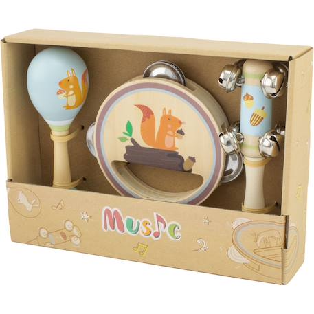 Set musical écureuil Beige 2 - vertbaudet enfant 