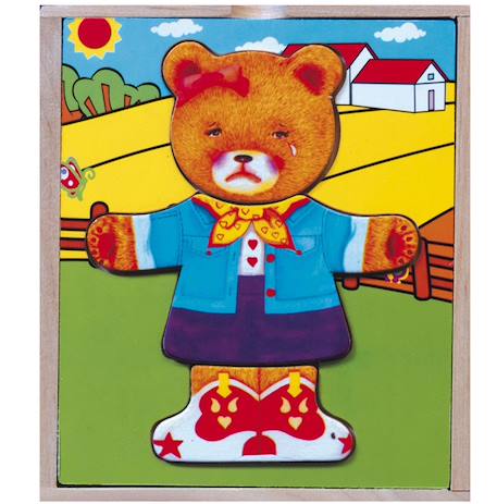 Puzzle à encastrer oursonne Beige 5 - vertbaudet enfant 