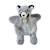 Marionnette à main panda gris 25 cm Gris 1 - vertbaudet enfant 