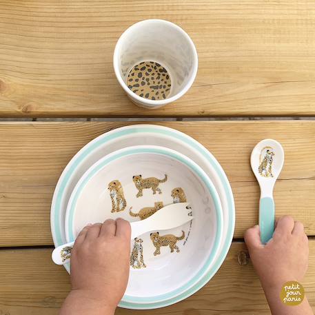 Coffret 5 pièces jaguar savane Blanc 4 - vertbaudet enfant 