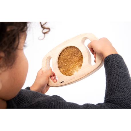 Miroir paillettes dorées Multi-coloured 4 - vertbaudet enfant 
