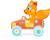 Renard à trainer Orange 2 - vertbaudet enfant 