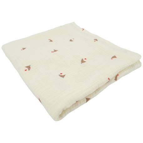 Lange maternity love (100 x 100 cm) Ecru, rouge, orange 1 - vertbaudet enfant 
