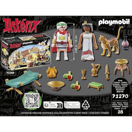 Asterix - césar & cléopâtre 71270 Multicolore 4 - vertbaudet enfant 