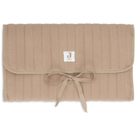 Tapis à langer nomade Marron, écru 1 - vertbaudet enfant 