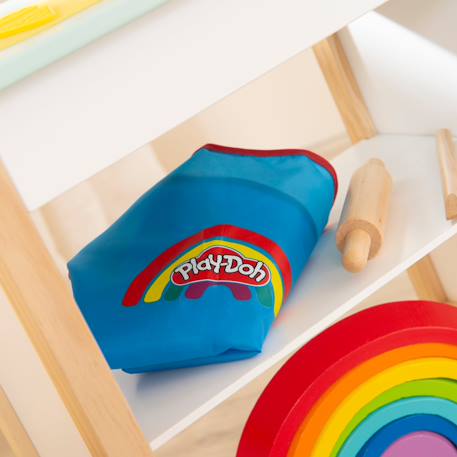 Table enfant + tabouret + 6 pots de pâte à modeler x play-doh et accessoires Blanc - bleu 6 - vertbaudet enfant 