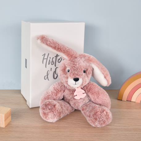 Peluche lapin rose sweety mousse 25 cm Rose 3 - vertbaudet enfant 