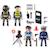Action heroes set métiers de la police : 4 policiers différents 71730 Multicolore 4 - vertbaudet enfant 