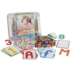 Jouet-Jeux d'imagination-Coffre découverte abc & 123 - 2000 pcs
