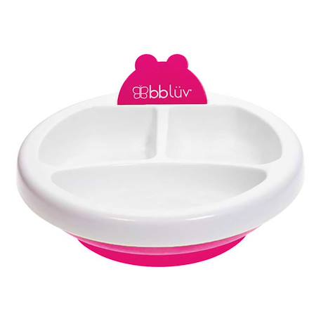 Assiette chauffante à compartiments et ventousée Bleu+Rose+Vert 8 - vertbaudet enfant 