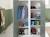 Lit mezzanine + armoire & bureau opus Blanc et bois+Bleu nuit+Mousse 15 - vertbaudet enfant 