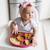 Assiette à compartiments ventousée et cuillère en silicone Bleu+Rose 9 - vertbaudet enfant 