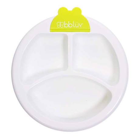 Assiette chauffante à compartiments et ventousée Bleu+Rose+Vert 13 - vertbaudet enfant 
