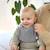 Lot de 3 bavoirs naissance gris foncé-gris clair-nature mélange Gris, marron 2 - vertbaudet enfant 