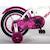 Vélo enfant heart cruiser 12 pouces blanc violet Violet et blanc 3 - vertbaudet enfant 