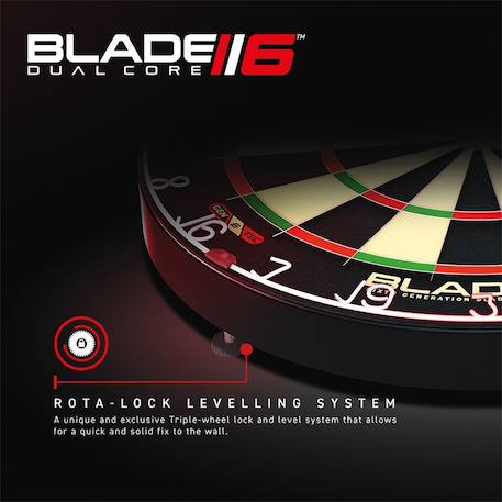 Tableau de fléchettes blade 6 dual core winmau Noir 5 - vertbaudet enfant 