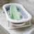 Transat de bain atoll Bleu océan+Gris charme+Rose poudré+Vert céladon 17 - vertbaudet enfant 