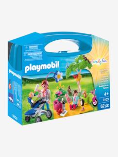 Jouet-Jeux d'imagination-Figurines, mini mondes, héros et animaux-9103 Valisette pique-nique en famille Playmobil
