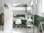 Lit mezzanine + armoire & bureau opus Blanc et bois+Bleu nuit+Mousse 14 - vertbaudet enfant 