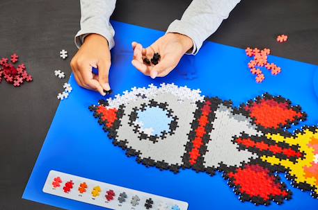 Puzzle fusée  500 pcs Multicolore 2 - vertbaudet enfant 
