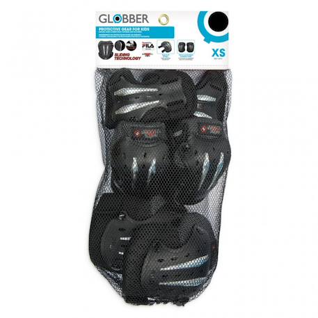 Set de 3 protections enfant Noir+Noir foncé 9 - vertbaudet enfant 