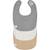 Lot de 3 bavoirs naissance gris foncé-gris clair-nature mélange Gris, marron 1 - vertbaudet enfant 
