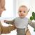 Lot de 3 bavoirs naissance gris foncé-gris clair-nature mélange Gris, marron 6 - vertbaudet enfant 