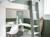Lit mezzanine + armoire & bureau opus Blanc et bois+Bleu nuit+Mousse 16 - vertbaudet enfant 