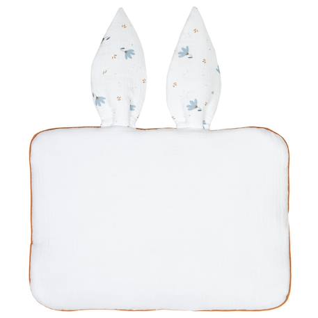 Oreiller extra plat lapin Bleuet imprimé floral 2 - vertbaudet enfant 