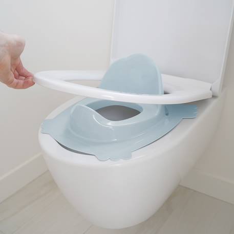 Réducteur de wc luxe Émeraude+Fleur bleue+Gris charme+Rose poudré+Vert céladon 7 - vertbaudet enfant 