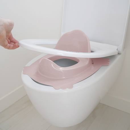 Réducteur de wc luxe Émeraude+Fleur bleue+Gris charme+Rose poudré+Vert céladon 17 - vertbaudet enfant 