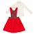 Robe de noël tartan & col roulé Rouge beige 1 - vertbaudet enfant 